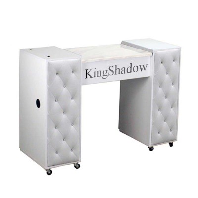 Kingshadow nails salon furniture nail tech tables beauty nail manicure table with dust collector