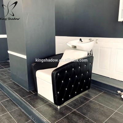 Kingshadow Hot sale salon furniture shampoo chair wash unit for sale